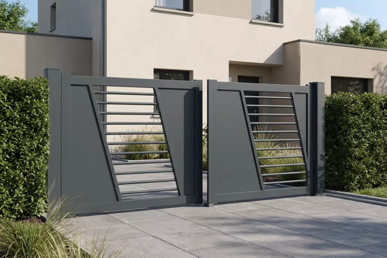 ARGENTAN 2 BATTANTS GRIS ANTHRACITE