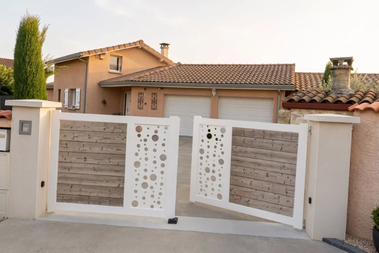 RIVIERA 2 BATTANTS motif bulles